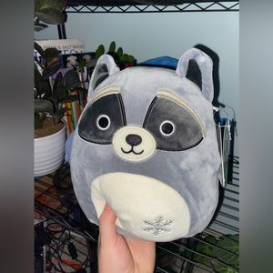 Rocky the Raccoon Winter Squishmallow 8”
